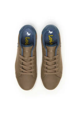 Lois Zapatilla básica tenis de caballero marr&oacute;n New