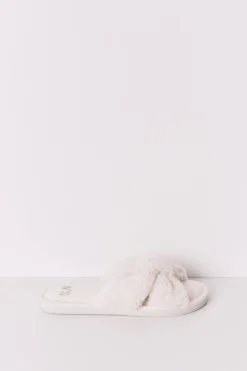 Women'secret Zapatilla casa borreguito blanco marfil Hot