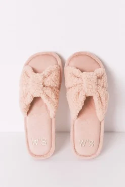 Women'secret Zapatilla casa borreguito rosa Hot