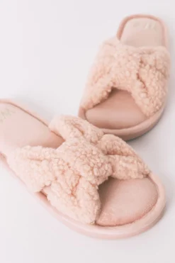 Women'secret Zapatilla casa borreguito rosa Hot