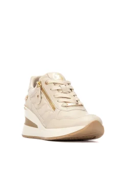 XTI Zapatilla de mujer antideslizante Beige New