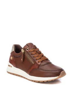 XTI Zapatilla de mujer antideslizante Camel New