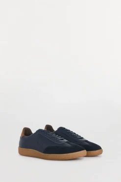 Pedro del Hierro Zapatilla piel Azul Online