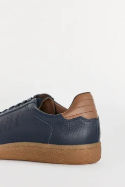 Pedro del Hierro Zapatilla piel Azul Online