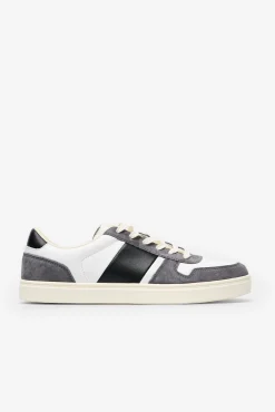 Cortefiel Zapatilla piel Gris Sale