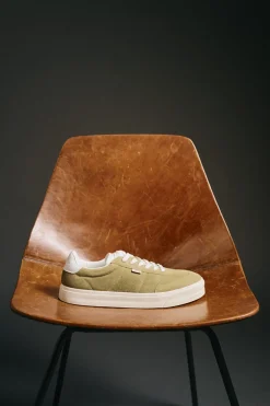 OOTO Zapatilla piel Verde oscuro Clearance