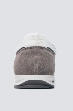 Springfield Zapatilla piel estilo retro marr&oacute;n Sale