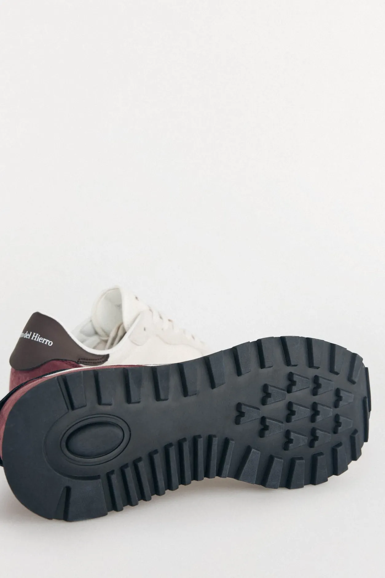 Pedro del Hierro Zapatilla piel y textil Beige New