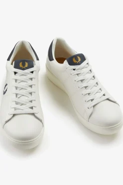 Fred Perry Zapatilla spencer leather Marfil Sale
