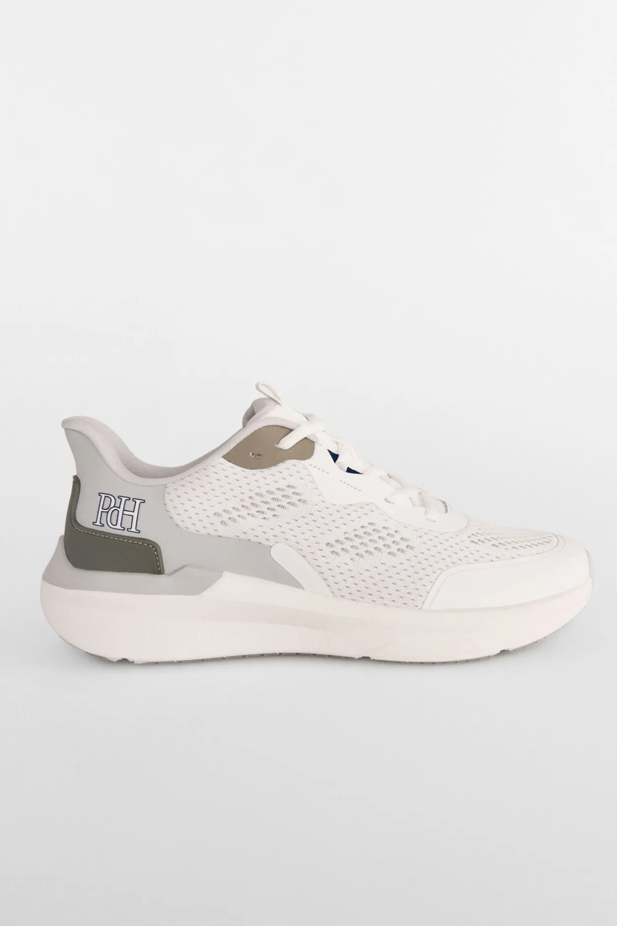 Pedro del Hierro Zapatilla textil cordones Blanco