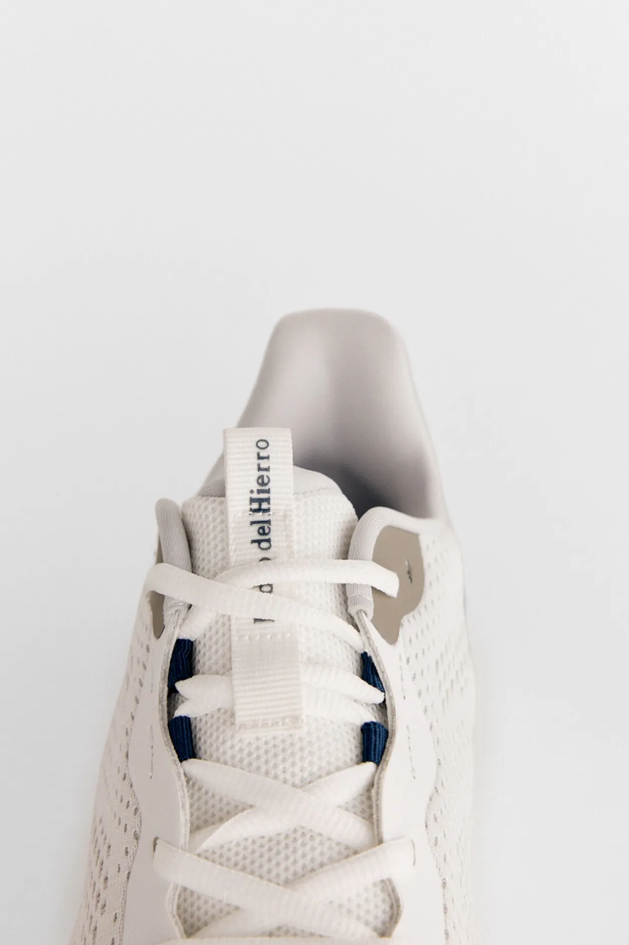 Pedro del Hierro Zapatilla textil cordones Blanco