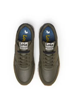 Lois Zapatilla tiempo libre runing hombre kaki Clearance