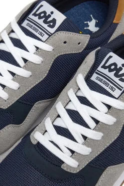 Lois Zapatilla tiempo libre running hombre azul Discount