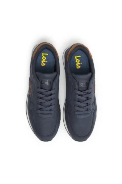 Lois Zapatilla tiempo libre running hombre azul Sale