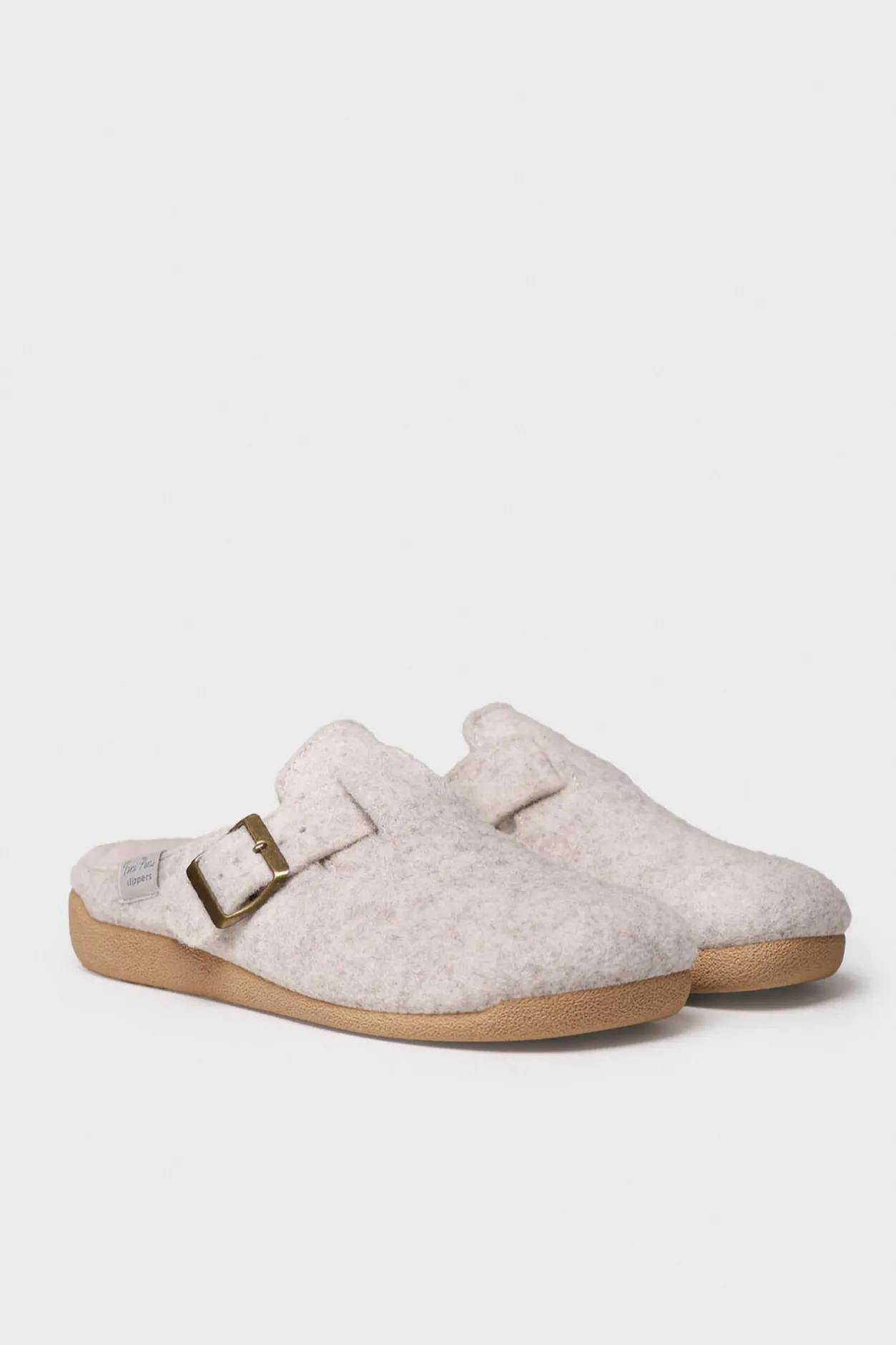 Toni Pons Zapatilla Tipo Zueco Para Mujer En Fieltro beige Clearance