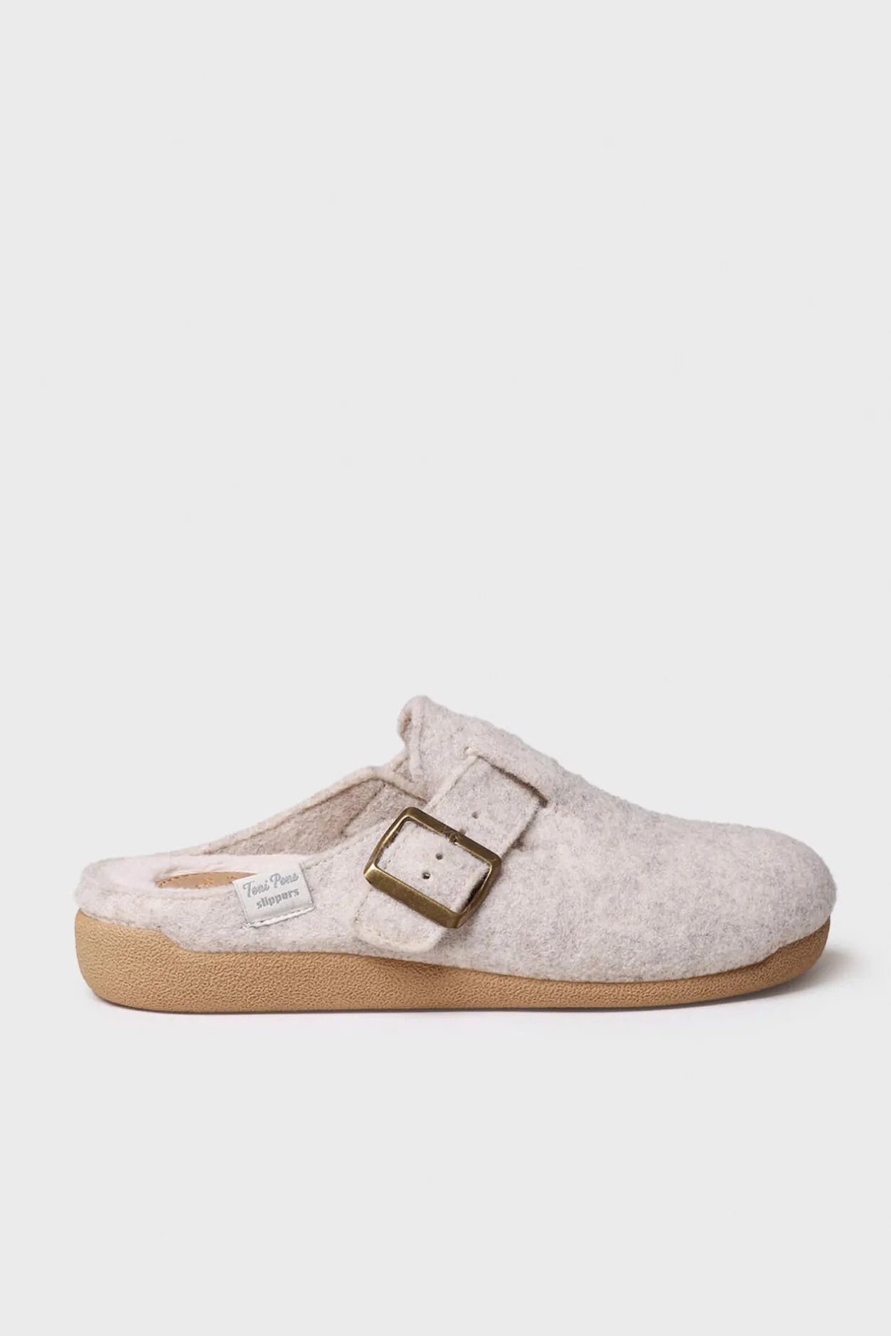 Toni Pons Zapatilla Tipo Zueco Para Mujer En Fieltro beige Clearance