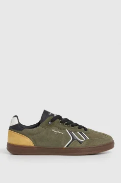 Pepe Jeans Zapatillas Ante Suela Cupsole verde Discount