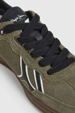 Pepe Jeans Zapatillas Ante Suela Cupsole verde Discount