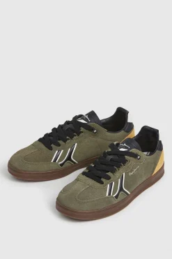 Pepe Jeans Zapatillas Ante Suela Cupsole verde Discount