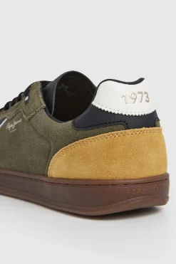 Pepe Jeans Zapatillas Ante Suela Cupsole verde Discount