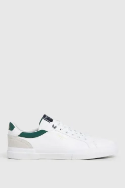 Pepe Jeans Zapatillas Clásicas Con Detalles En Ante verde Online