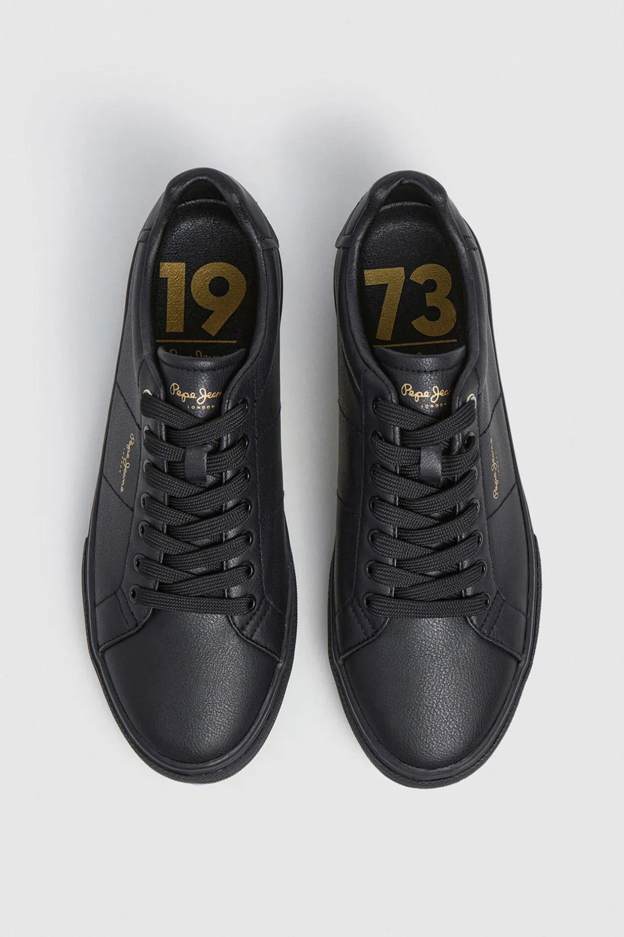 Pepe Jeans Zapatillas Clásicas Efecto Piel negro Discount