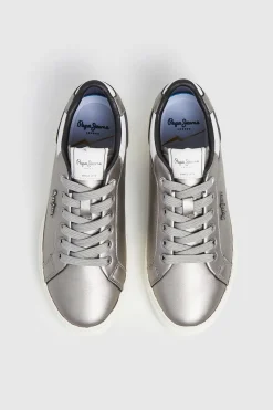 Pepe Jeans Zapatillas Clásicas Metalizadas gris