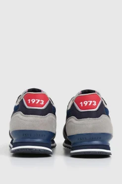 Pepe Jeans Zapatillas con ante azul Outlet