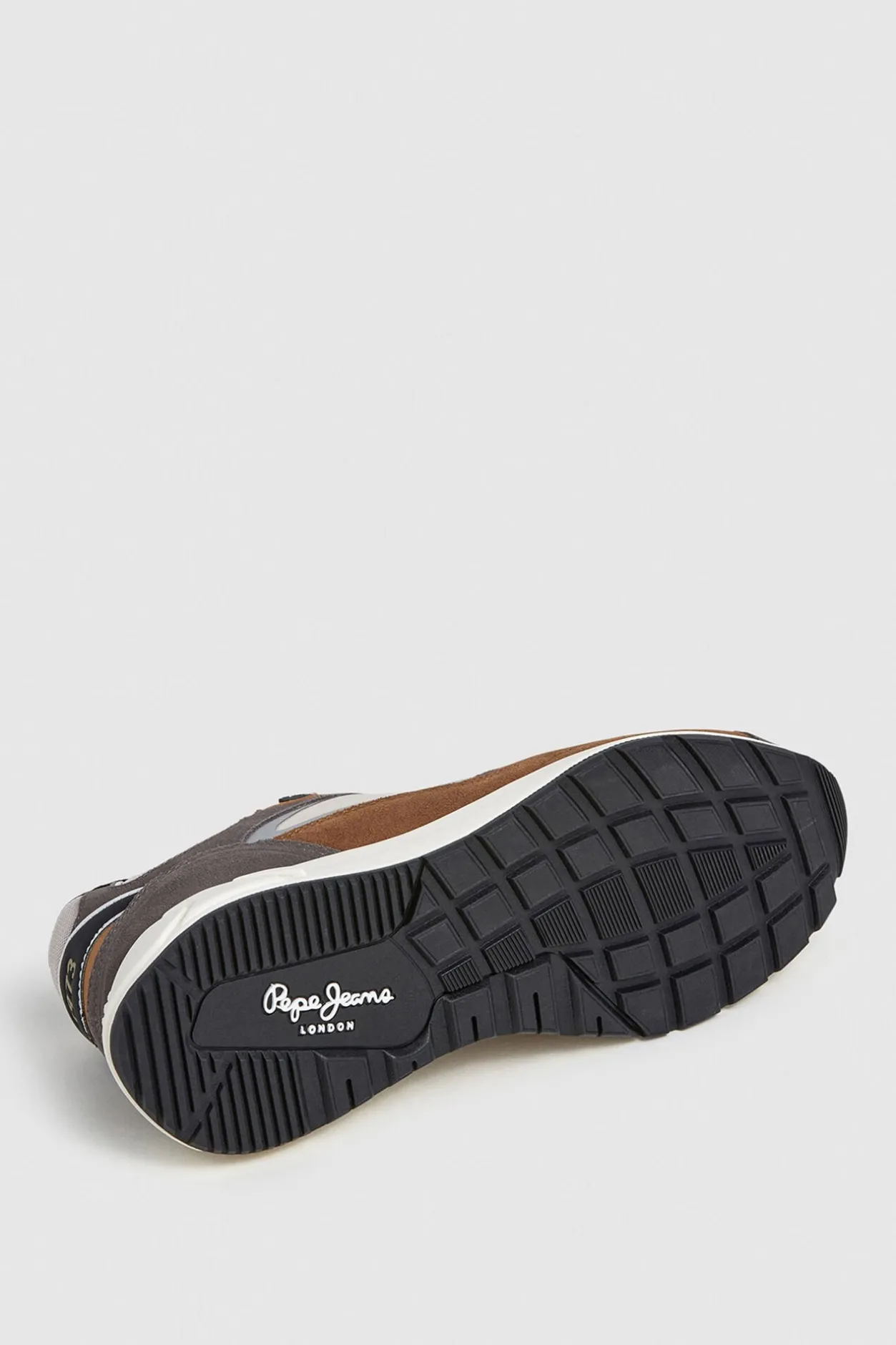 Pepe Jeans Zapatillas Con Detalles En Ante gris Online