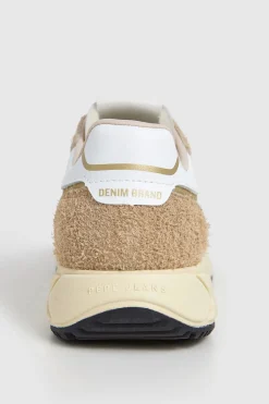 Pepe Jeans Zapatillas Con Detalles En Ante marfil Best