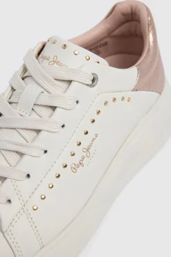 Pepe Jeans Zapatillas con tachas nude Sale