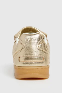 Pepe Jeans Zapatillas De Piel Metalizadas amarillo Discount