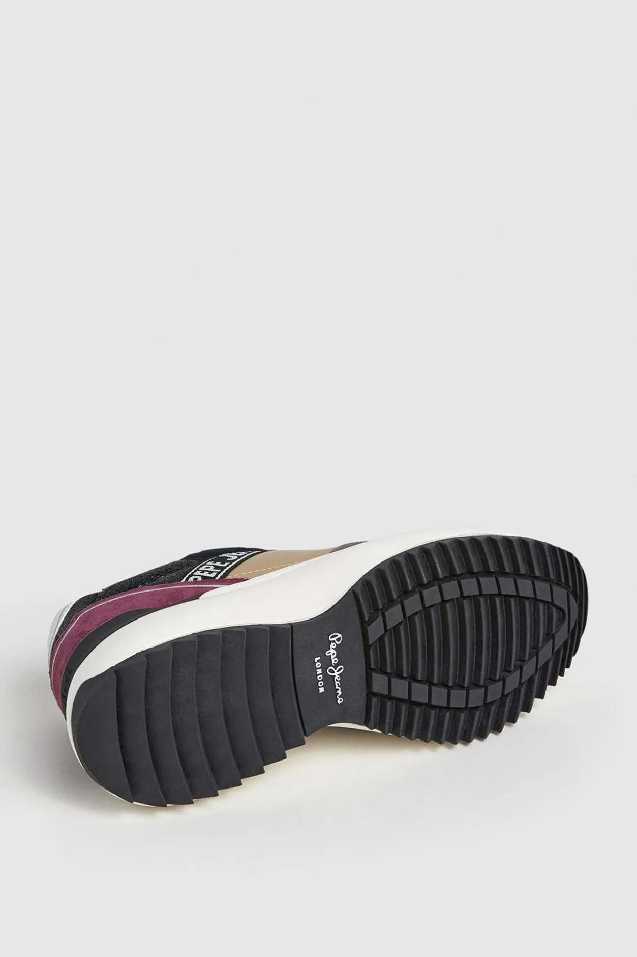 Pepe Jeans Zapatillas detalle brillos nude New