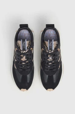 Pepe Jeans Zapatillas Detalles Purpurina negro