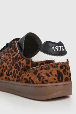 Pepe Jeans Zapatillas Estampado Animal Print marr&oacute;n Sale