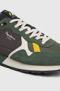 Pepe Jeans Zapatillas retro kaki Hot