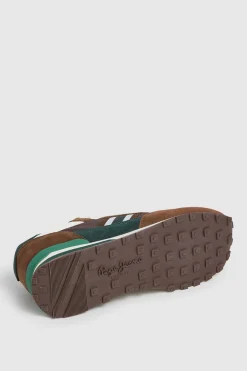 Pepe Jeans Zapatillas Running Con Detalles En Ante nude Discount