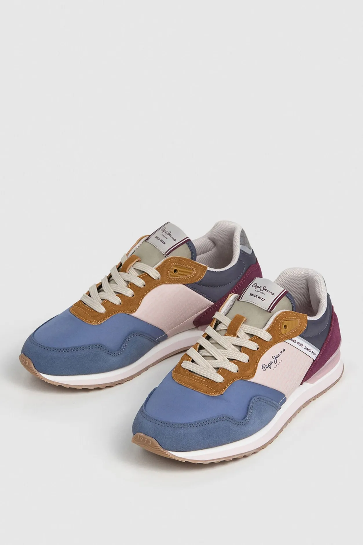 Pepe Jeans Zapatillas Running Logo Estampado gris Outlet