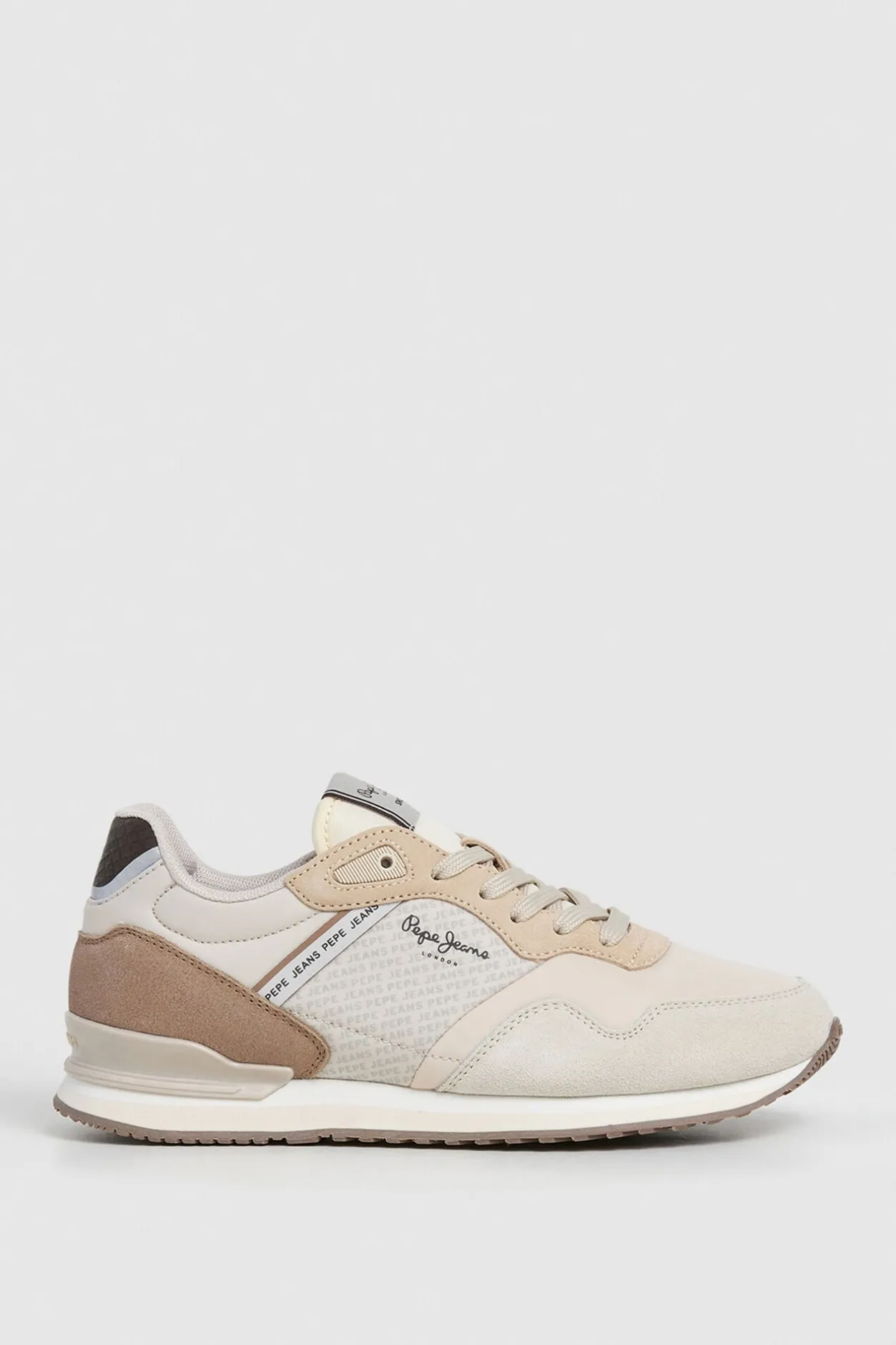 Pepe Jeans Zapatillas Running Logo Estampado beige Hot