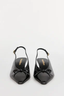 Pedro del Hierro Zapato destalonado tacón kitten acharolado Negro Discount
