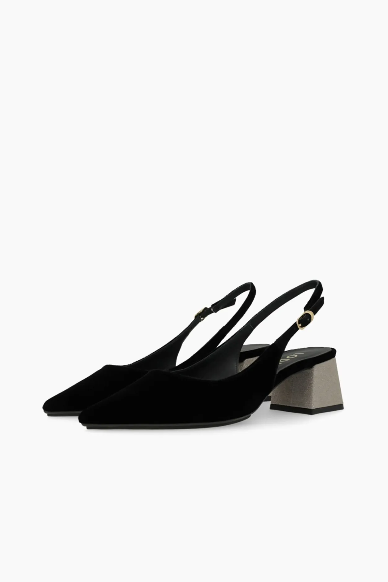 Lodi Zapatos de salón en terciopelo Negro Sale