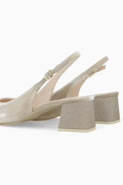 Lodi Zapatos de salón en terciopelo Beige Hot