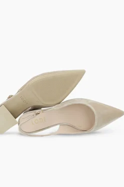 Lodi Zapatos de salón en terciopelo Beige Hot
