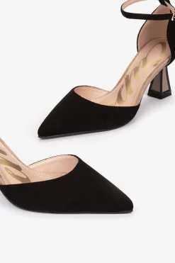 Cuplé Zapatos pala talón ultrasuede Negro Outlet